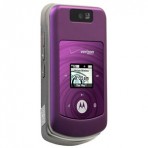 Verizon Motorola W755 Purple Flip Phone - Excellent