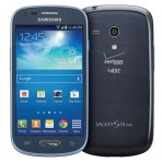 Samsung Galaxy S3 mini Verizon 16GB 4G LTE BLUE Android Phone - Mint in Box